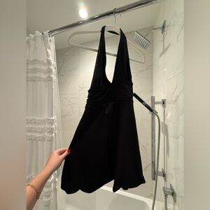 Zara Black Halter Dress
